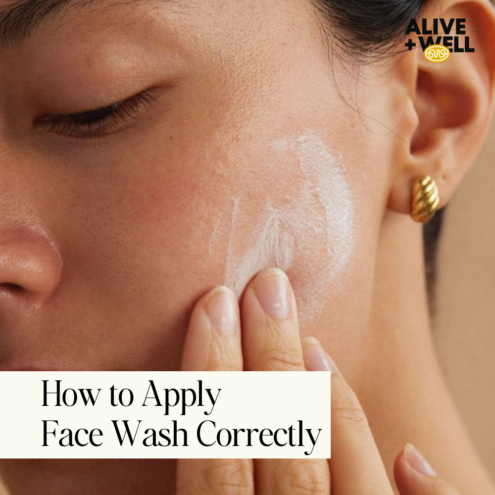 How to Apply Face Wash Correctly